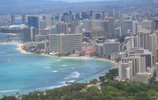 Waikiki Honolulu Oahu Atop Diamond Head