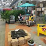 San Jacinto Walmart lounging image in garden center